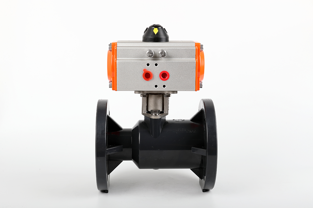 桂林气动法兰一体球阀